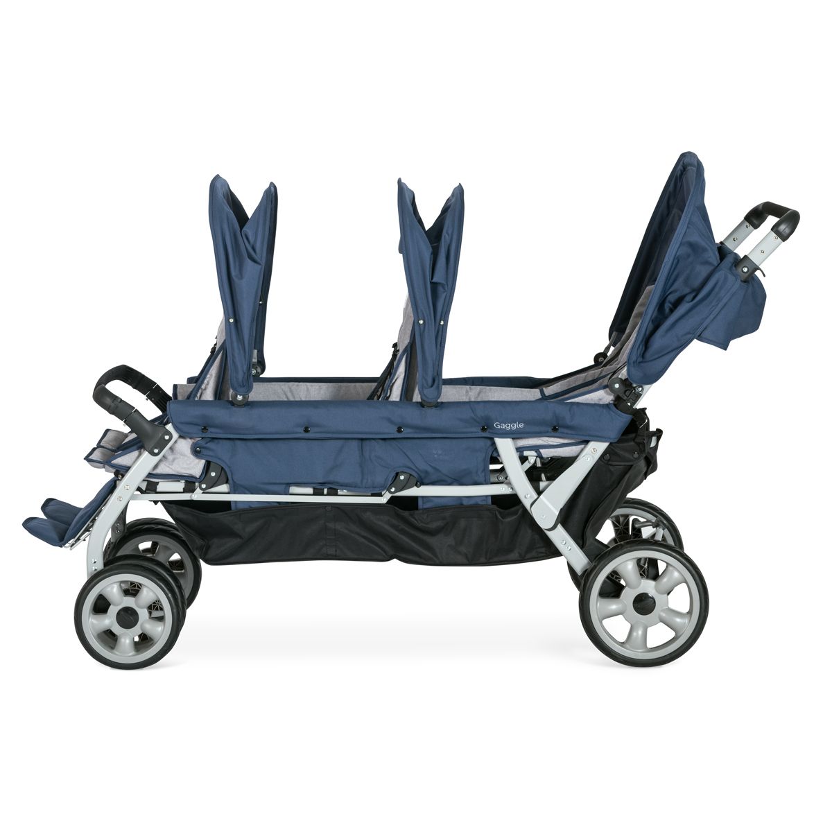 Gaggle® Jamboree 6-Seat Stroller, Navy/Gray