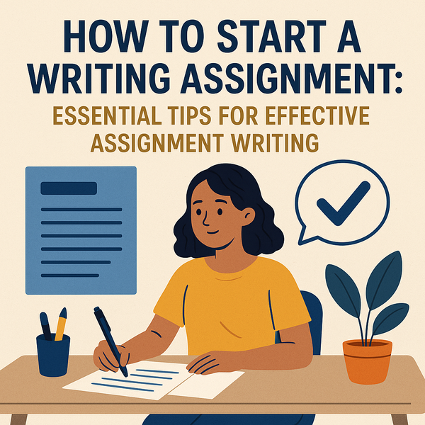 How to Start a Writing Assignment: Essential Tips for Effective Assign ...