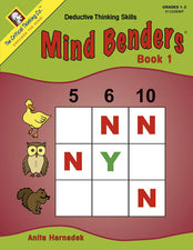 Mind Benders Beginning Book 1 Gr PreK-K