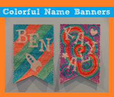 Colorful Name Banner Craft