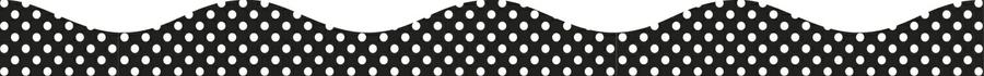 White Dots Magnetic Border