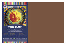 Tru-Ray® Construction Paper, 12" x 18" Warm Brown