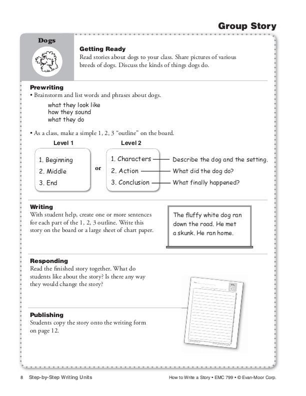 How to Write a Story, Grades 1-3
