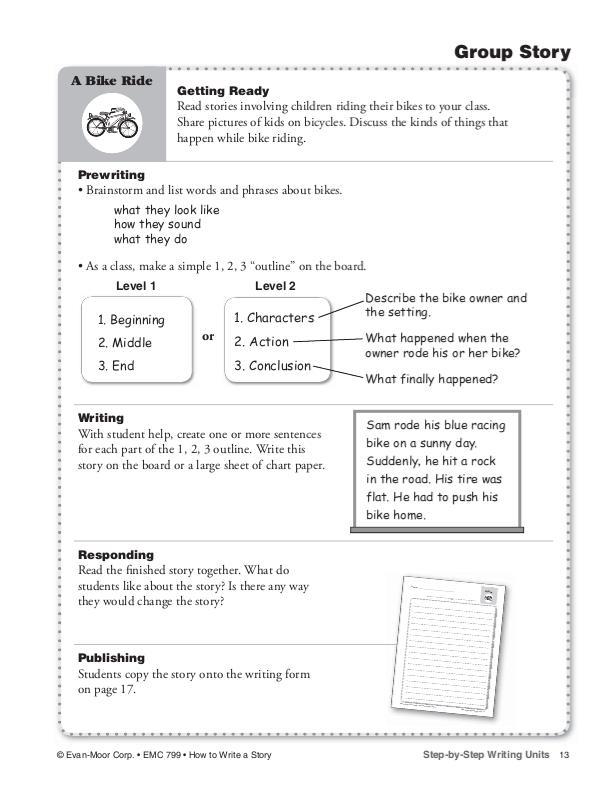 How to Write a Story, Grades 1-3