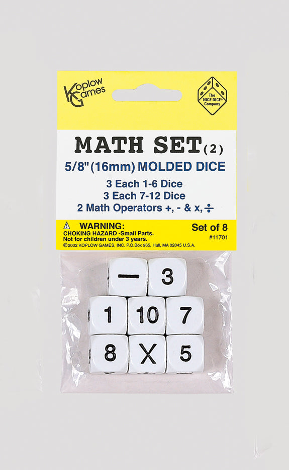 Whole Number Dice