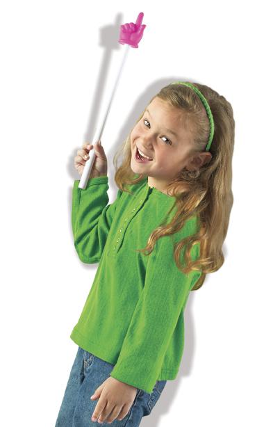 15" Rainbow Hand Pointers, Set of 10