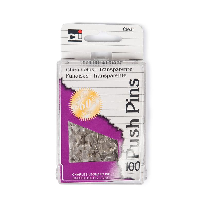 Push Pins, Clear