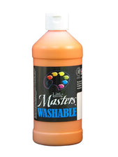 Little Masters Orange 16 Oz Washable Paint