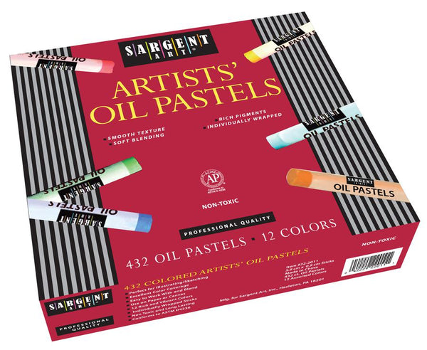Sargent Art Nontoxic Oil Pastels, Set of 432