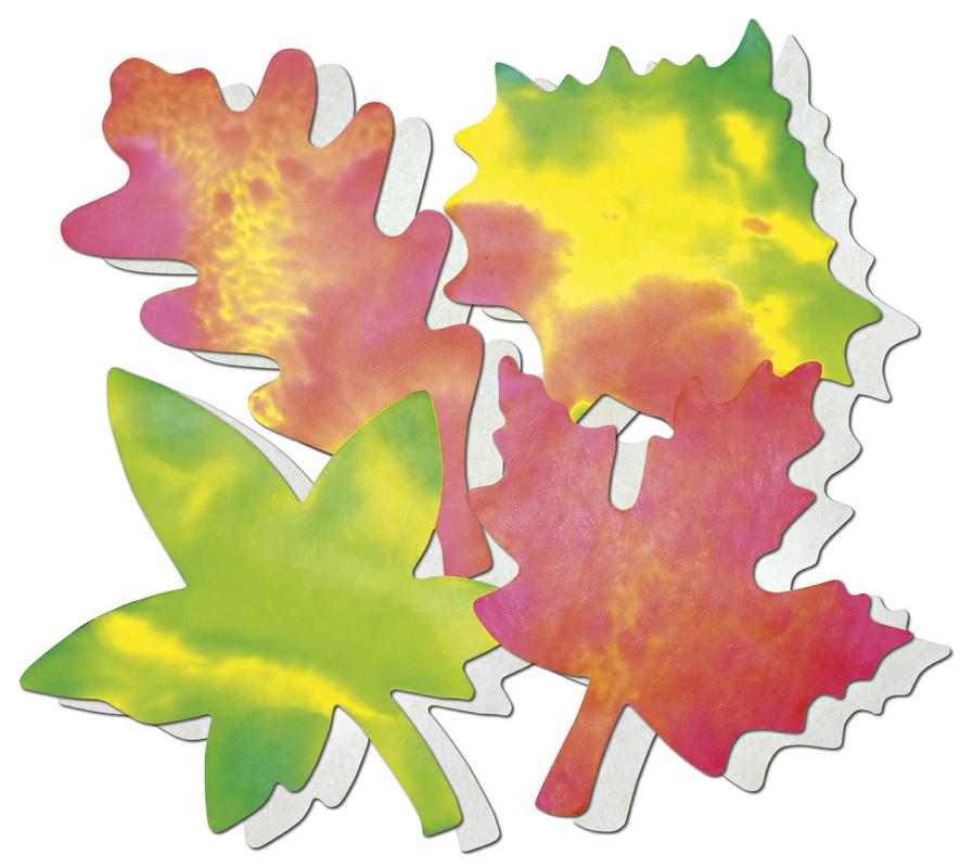 Color Diffusing Leaves