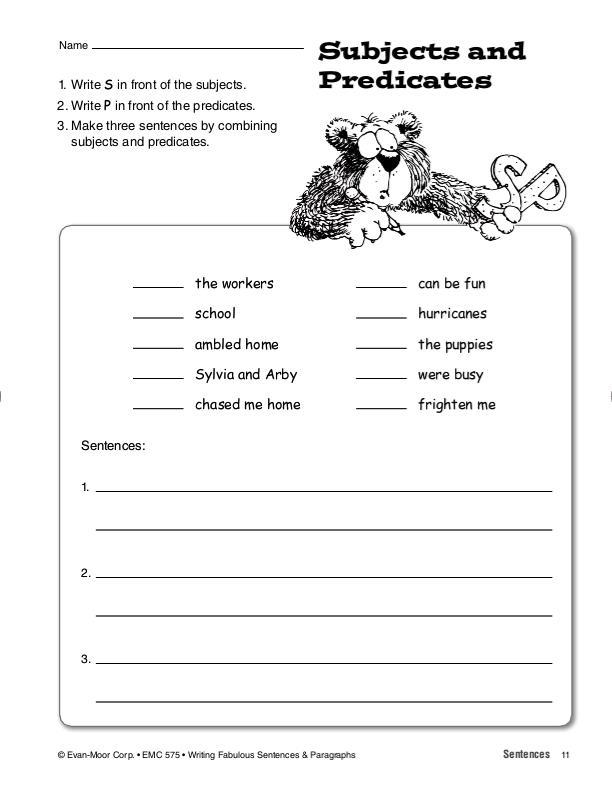 Writing Fabulous Sentences & Paragraphs
