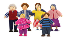 Wooden Doll Family