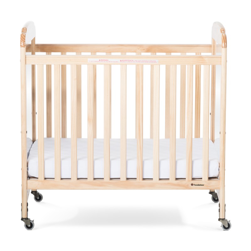 Next Gen Serenity® Compact Fixed-Side Crib, Mirror, Natural
