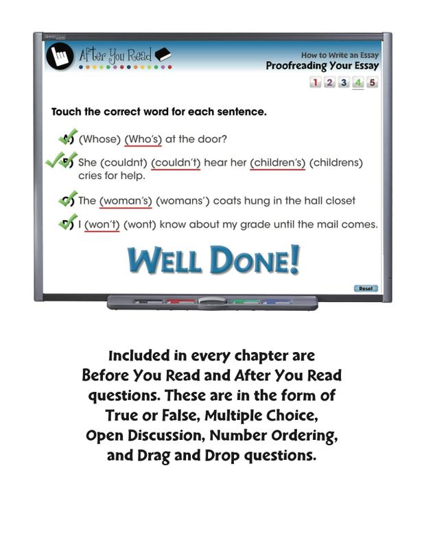 How To Write An Essay Interactive Whiteboard Lessons