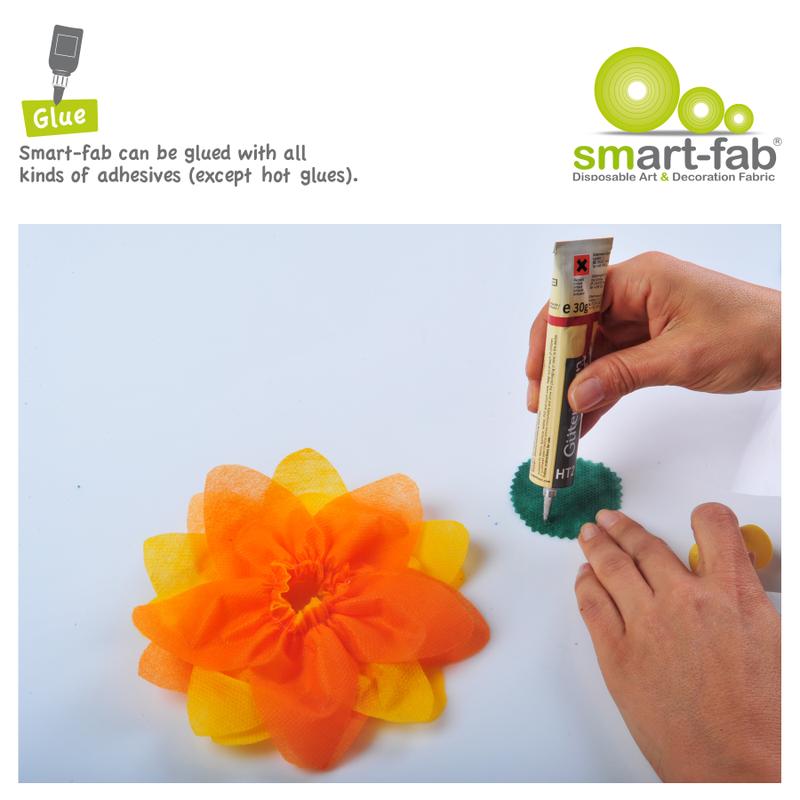 Smart-Fab® Yellow Fabric, 24" x 18' Roll