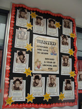 WANTED! Cowpokes Who Love To Learn! - Western Back-To-School Display