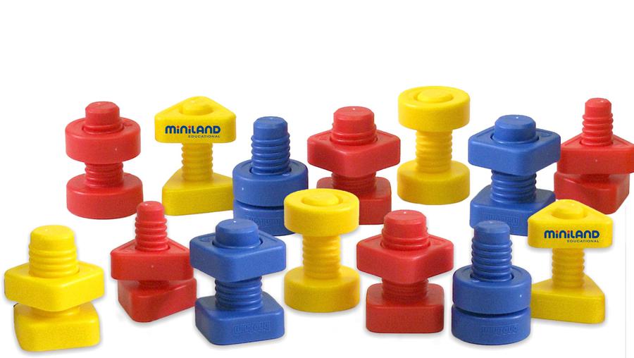 Nuts & Bolts Activity School Set, 72 Pieces