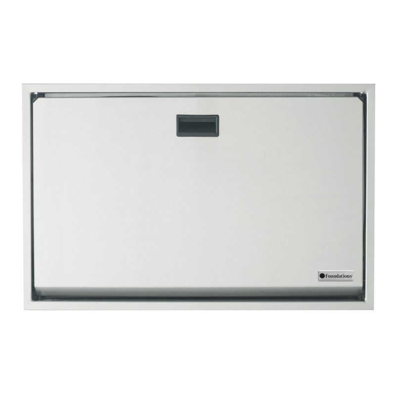 Legacy Stainless Steel Changing Station, Recessed, Horizontal