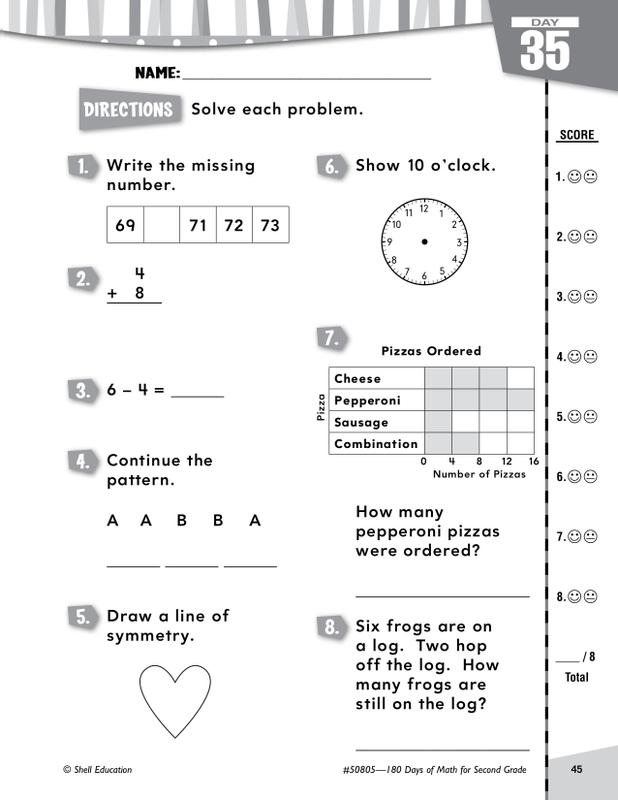 180 Days Of Math Gr 2
