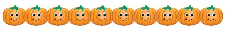 Happy Pumpkins Bulletin Board Border