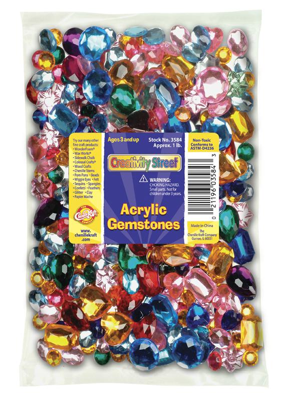Acrylic Gemstones Classpack - 1 Pound