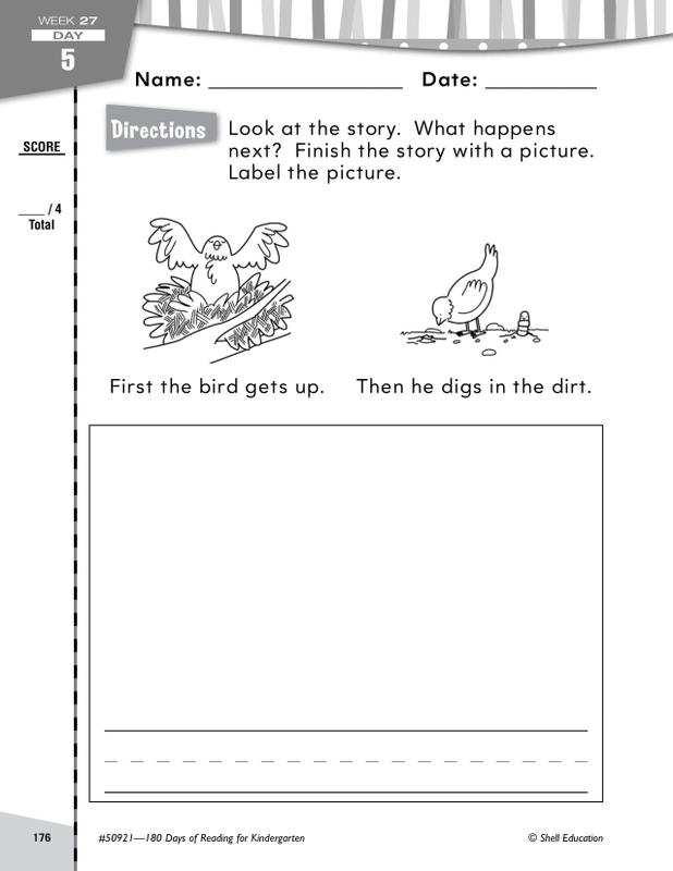 180 Days Of Reading Book For Kindergarten