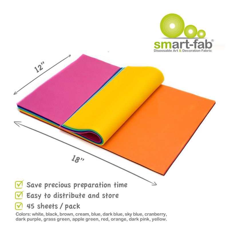 Smart Fab Cut Sheets 12 x 18 Assorted
