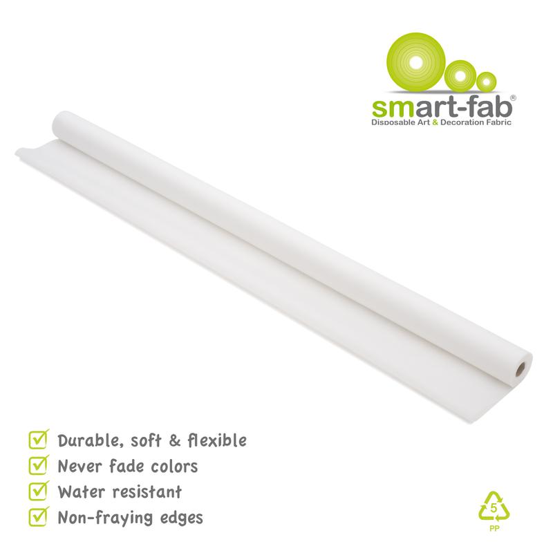 Smart-Fab® White Fabric, 48" x 40' Roll
