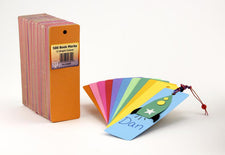Blank Bookmarks - 500 Assorted Colors