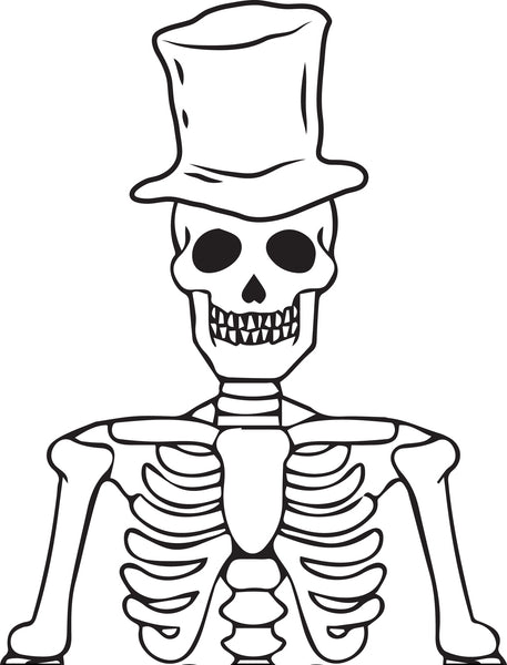 Winter Olympic Coloring Pages Skeleton