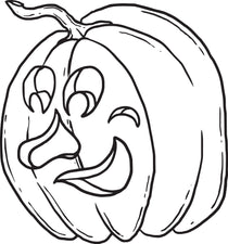 FREE Printable Pumpkin Coloring Page for Kids