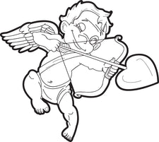 Cupid Coloring Page #1