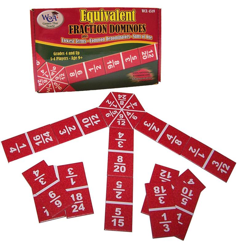 Equivalent Fraction Dominoes