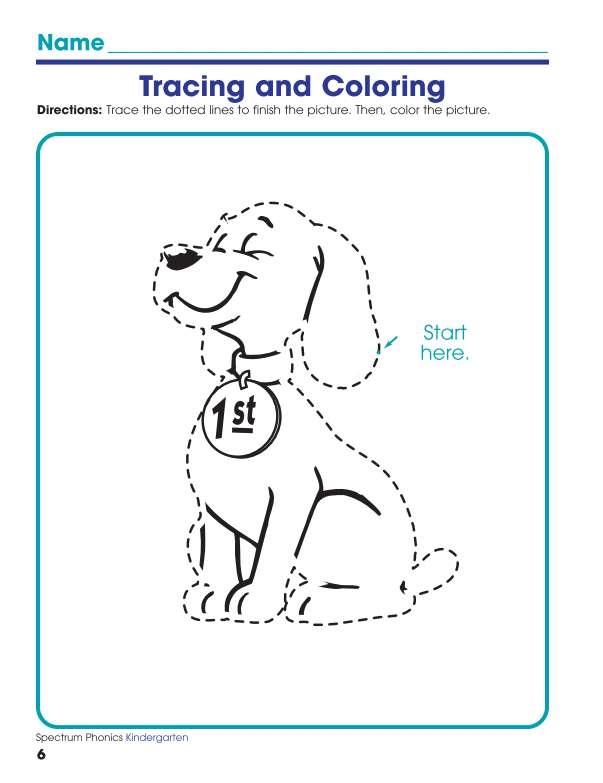 Spectrum Phonics Workbook, Grade K