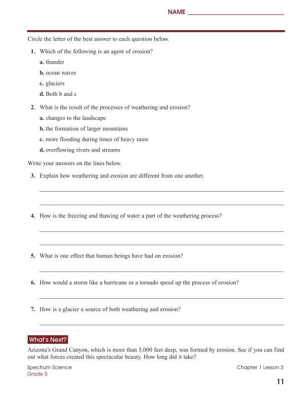 Spectrum Science Workbook, Grade 5