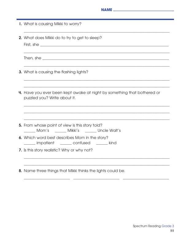 Spectrum Reading Workbook, Grade 3