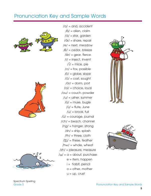 Spectrum Spelling Workbook, Grade 5