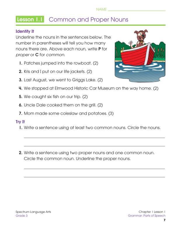 Spectrum Language Arts Workbook, Grade 3