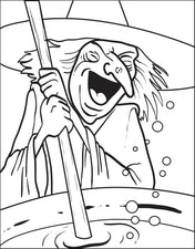 Witch Coloring Page #5