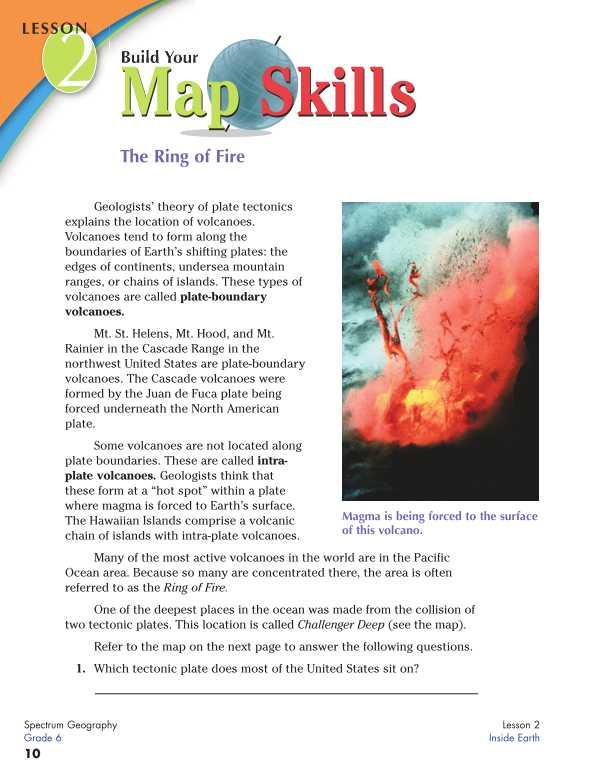 Spectrum Geography Workbook, Grade 6