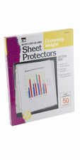 Reduced Glare Sheet Protectors, 50 Per Box