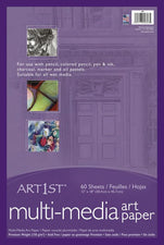 Art1st® Premium Multi Media Art Paper, 12" x 18", 60 Sheets