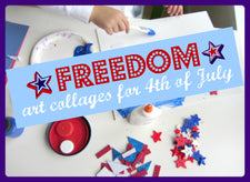 Independence Day Craft - Freedom Collages!