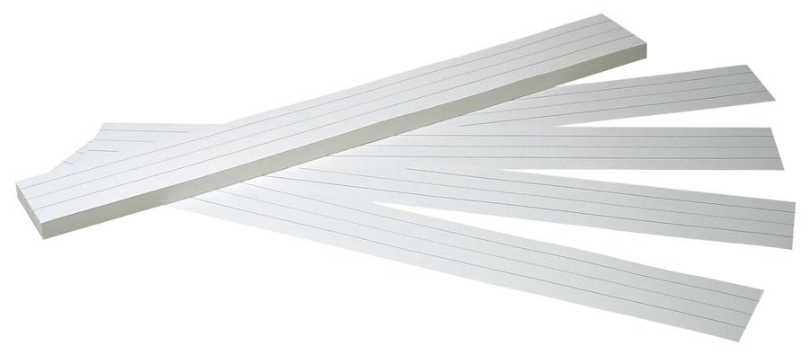 Sentence Strips, 3" x 24" White