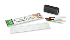 Dry Erase Sentence Strips, 3" x 12" White