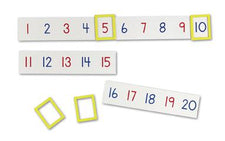 1-100 Magnetic Number Line