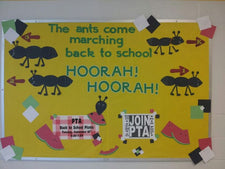"The Ants Come Marching Back to School..." Bulletin Board Idea