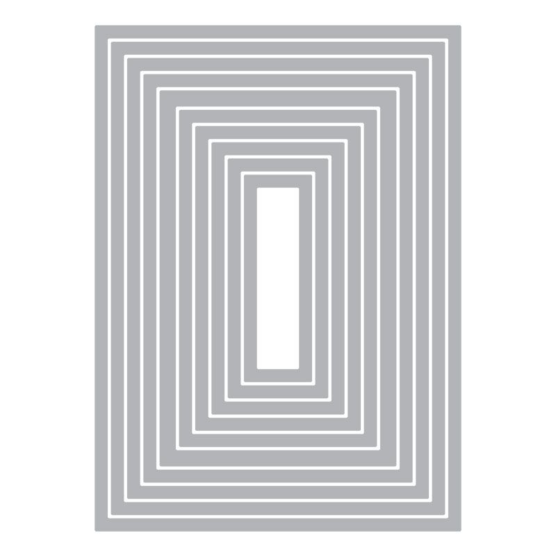 Sizzix Framelits Dies Rectangles #2 (discontinued)