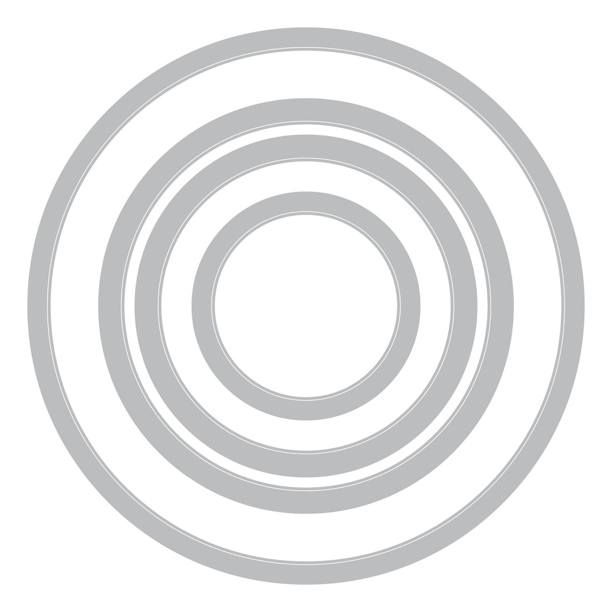 Sizzix Framelits Die Circles, 1 1/4", 2", 2 1/2" & 3 1/2" (discontinued)