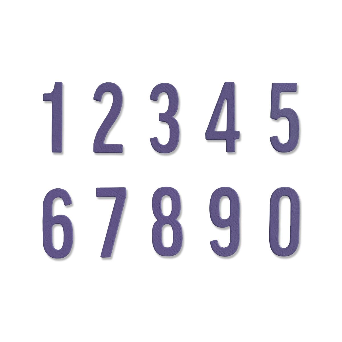 Sizzix Thinlits Dies Bold Numbers by Alison Williams (discontinued)